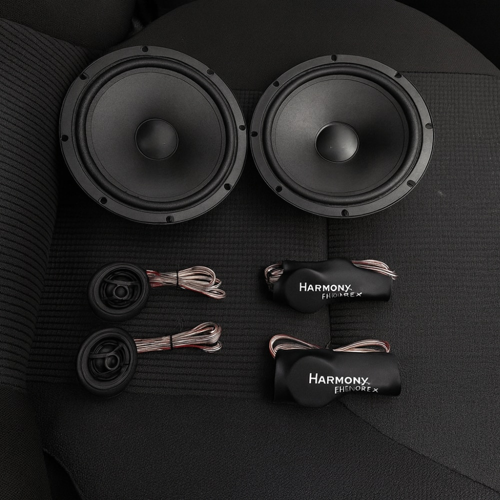 Set 4 Difuzoare auto ESB® Harmony HB1.6K2X, Set sistem 2 cai