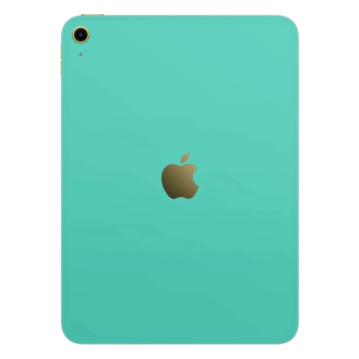 Folie de protectie pentru iPad 11" (2025), Colectia Unique, Skin Spate cu laterale unite, Mat Verde Menta