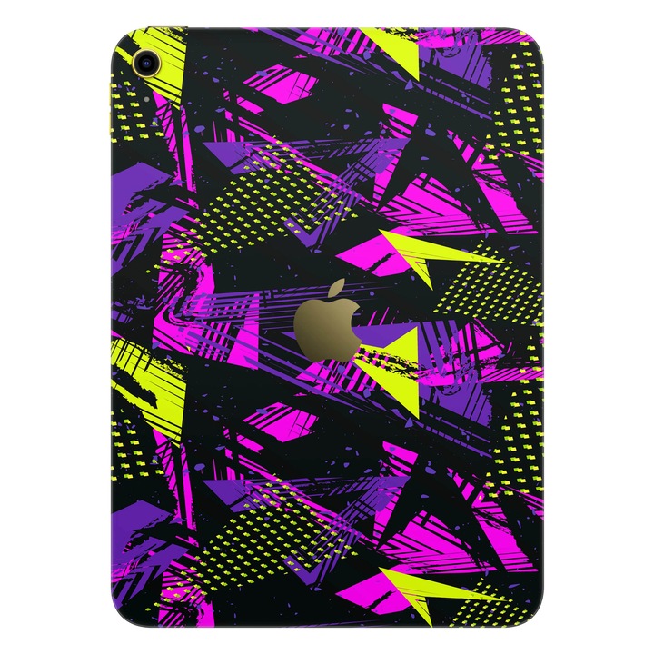 Folie de protectie pentru iPad 11" (2025), Colectia Signature, Skin Spate cu laterale unite, Urban Graffiti