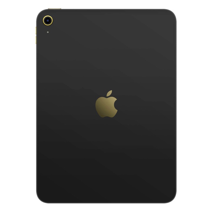 Folie de protectie pentru iPad 11" (2025), Colectia Unique, Skin Spate cu laterale unite, Mat Negru