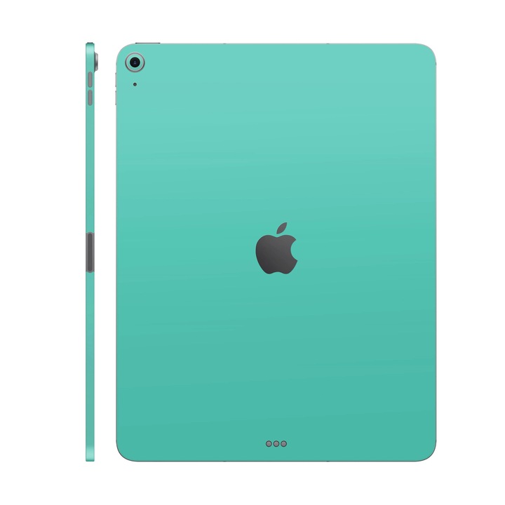 Folie de protectie pentru iPad Air 13" (2025, M3), Colectia Unique, Skin Spate cu laterale separate, Mat Verde Menta