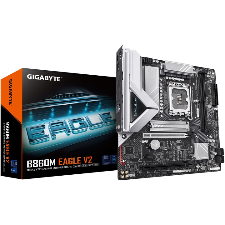 GIGABYTE B860M EAGLE V2 alaplap, LGA1851 foglalat