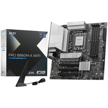 Placa de Baza MSI PRO B860M-A WIFI, Socket LGA1851