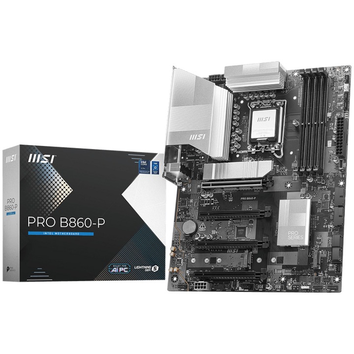 Дънна платка MSI PRO B860-P, Socket LGA1851
