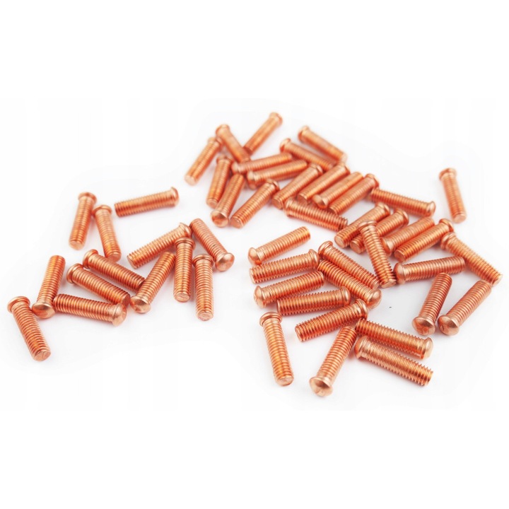 Set 50 suruburi filetate, Schwarz Werkzeuge, M5x18mm, portocaliu