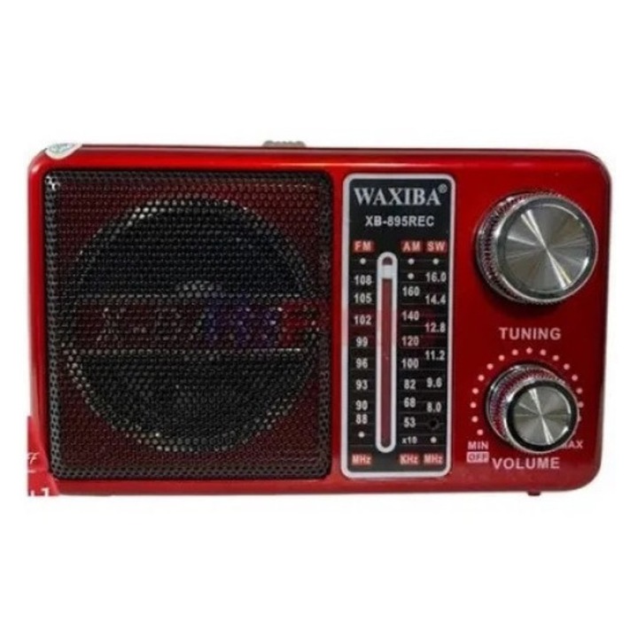 Radio Rotosonic XB-895, Portabil cu Acumulator, MP3, USB, REC si Lanterna