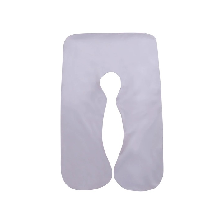 Perna pentru gravide U-Form, Fokelyi, 70x130cm, lavabila, suport pentru spate si burta