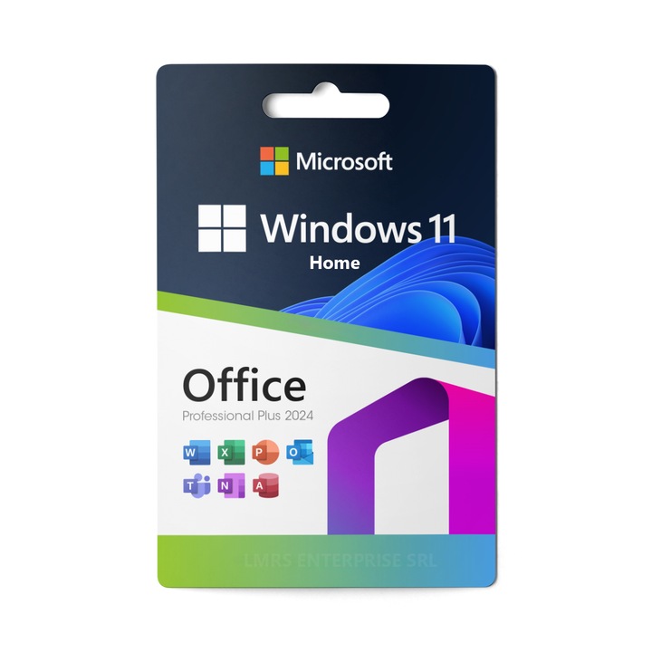 Лиценз Microsoft Windows 11 Home Medialess и Office 2024 Pro Plus Perpetual