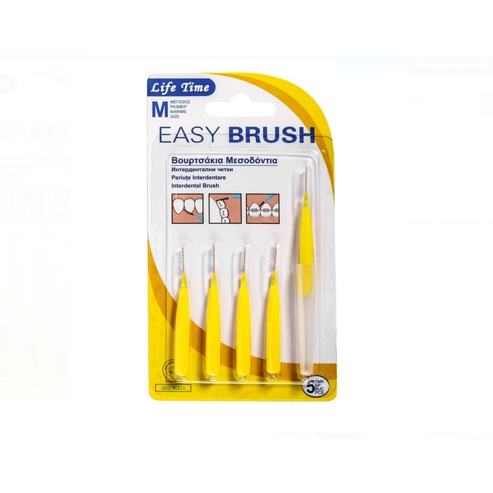 Fogközi fogkefék (közepes) - 5 db