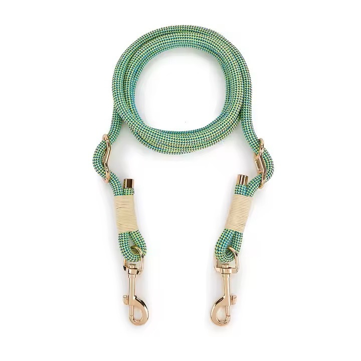 Lesa pentru caini, Raylin Home, Impletita, Moderna, Rezistenta, Cu mai multe moduri de utilizare, Maini libere, VERDE