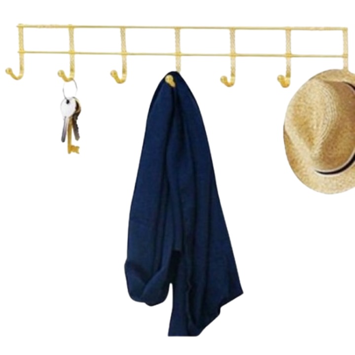 Закачалка със 7 метални рамена 42.8x4x7 см