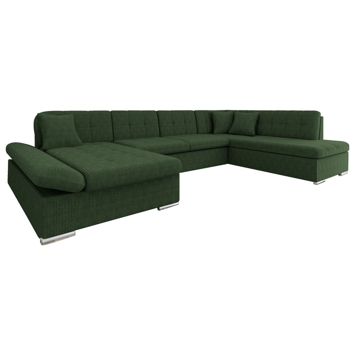 Coltar rabatabil Genero Reiat Stanga, MIRJAN 24, verde, 205x345x76 cm
