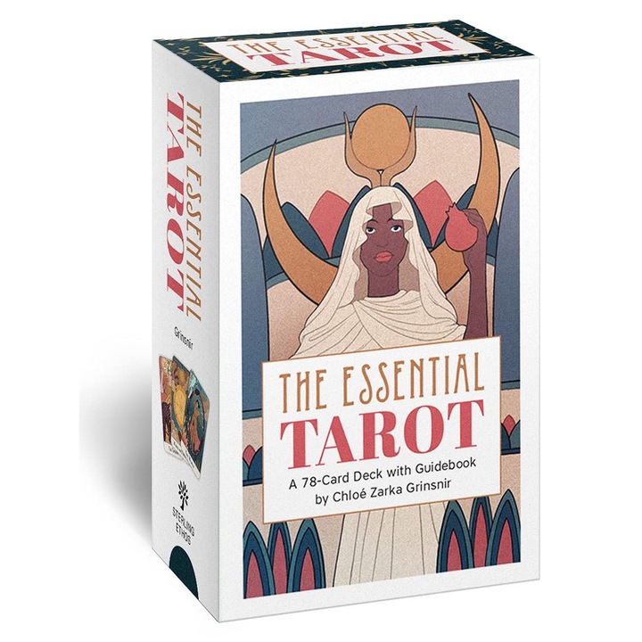 Pachet carti midi, Tarotul esential, Chloé Zarka Grinsnir, 2024, 10.5 x 6.2 cm