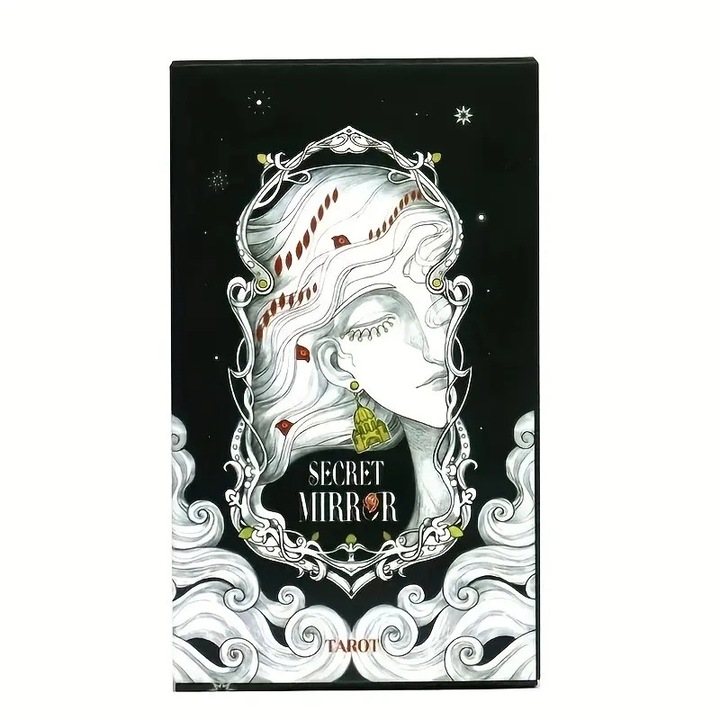 Миди карти таро, Тайно огледало, Колело на късмета Таро, 2024 г., 10,3 x 6,3 cm