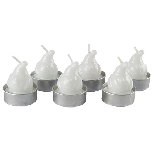 Set 6 lumanari eNoelle, aspect ceramic