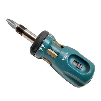 Set surubelnita clichet si biti Troy T22006, 12 in 1 Set surubelnita clichet si biti Troy T22006, 12 in 1