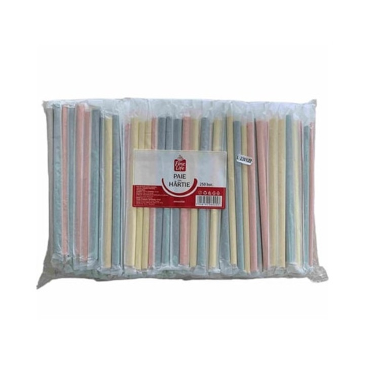 Хартиени сламки, Fine Life, 250 бр