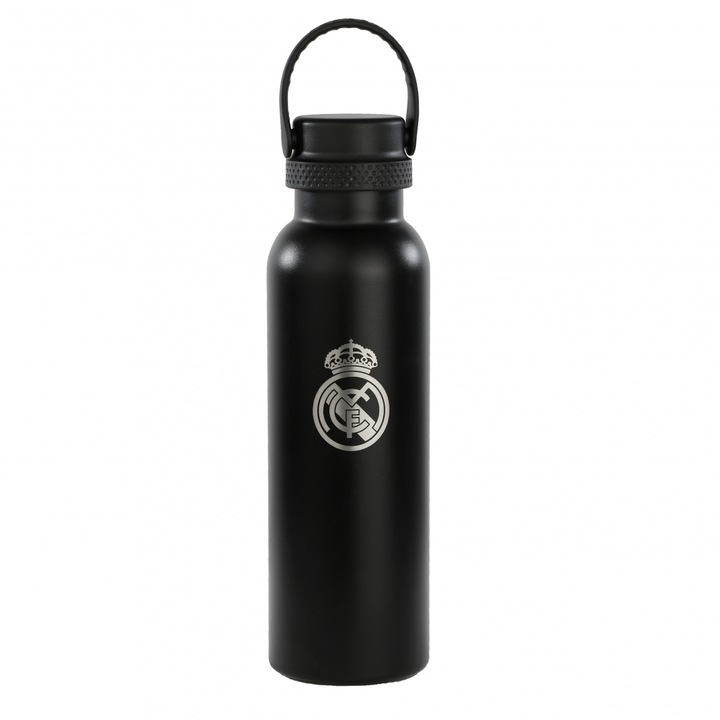 Butelca termica Real Madrid, 600ml, ceramica, BPA free, 25x7.3cm