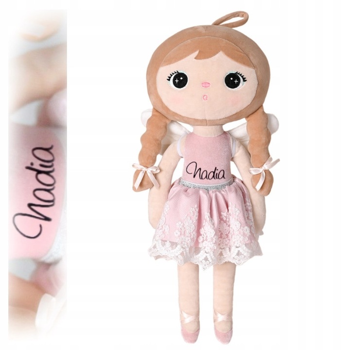 Lala Metoo personalizata Boho 50 cm, cadou pentru copii