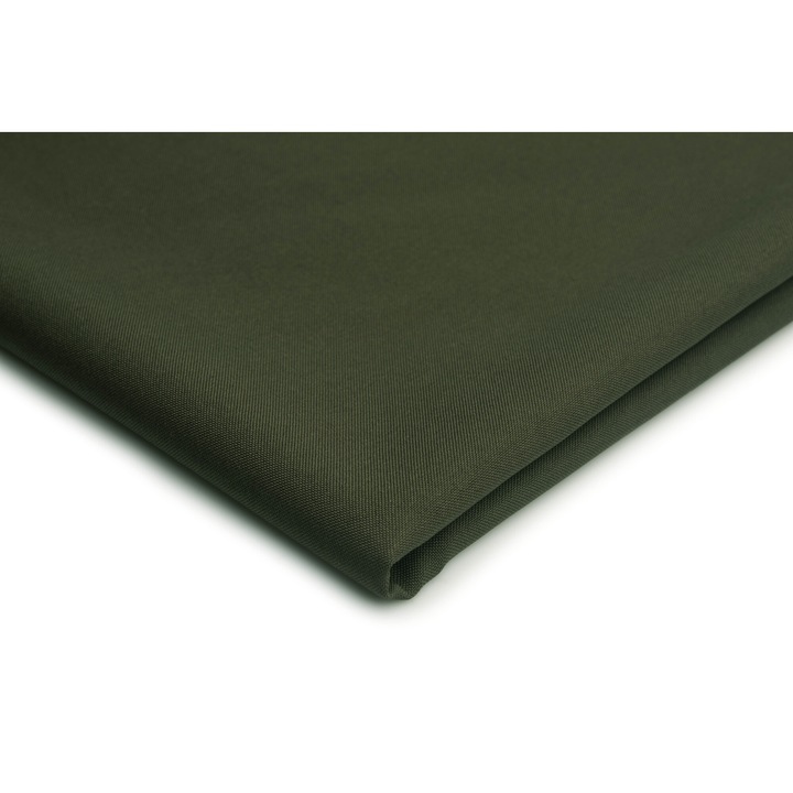 Тъкан Панама, полиестер, тъмно маслено зелено, 50x150см