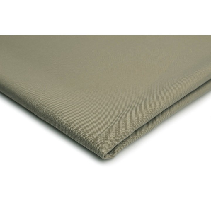 Tesatura Panama Stretch, 100% poliester, umber, 50cm x 150cm