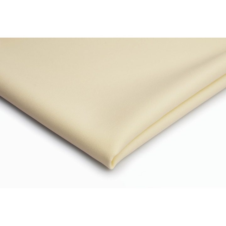 Tesatura Panama Stretch, 100% poliester, culoare Vanilie, 50x150cm