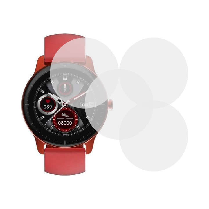 Комплект от 4 x фолио, съвместимо с Doogee CR1, Commando Shield Full Glue, регенерируем силиконов хидрогел, анти-шок и против счупване, SlimLine NanoShield, прозрачен