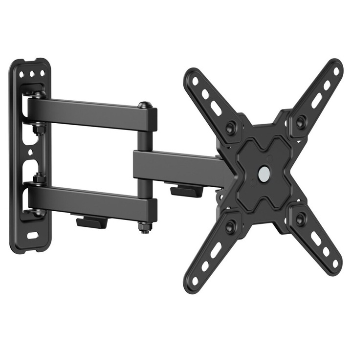 ТВ стойка Fonestar, 13-55 инча, товароносимост 20 кг, регулируем, черен