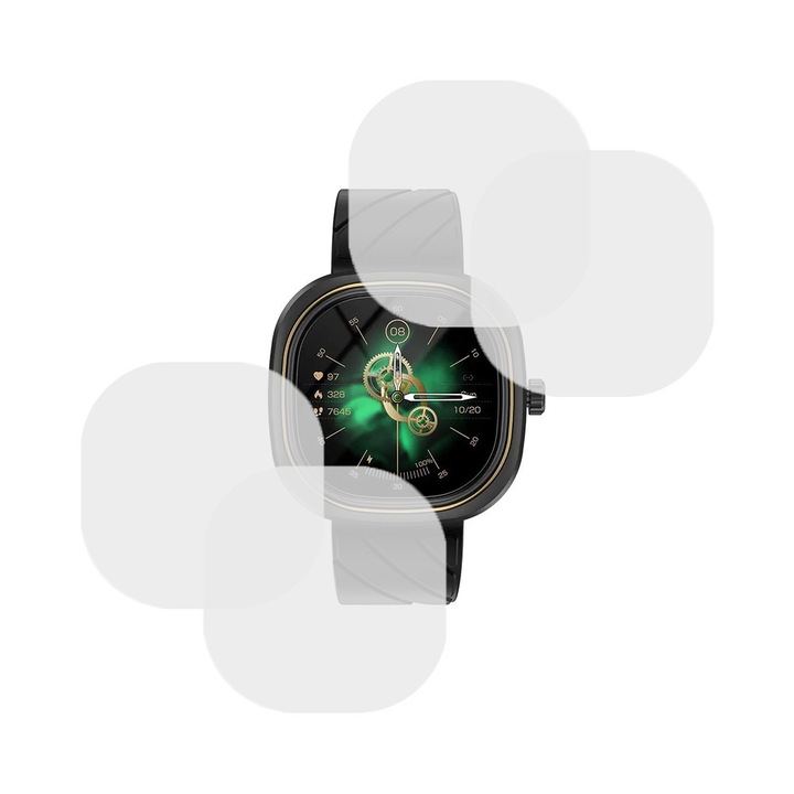 Set 4 x Folie compatibila cu Doogee DG Ares, Mata InvisiFlex, Anti-Reflexii, Anti-Stralucire, Protectie ideala, Atingere fina, Proprietati regenerabile, Acoperire oleofoba, Tehnologie ULTRA HD