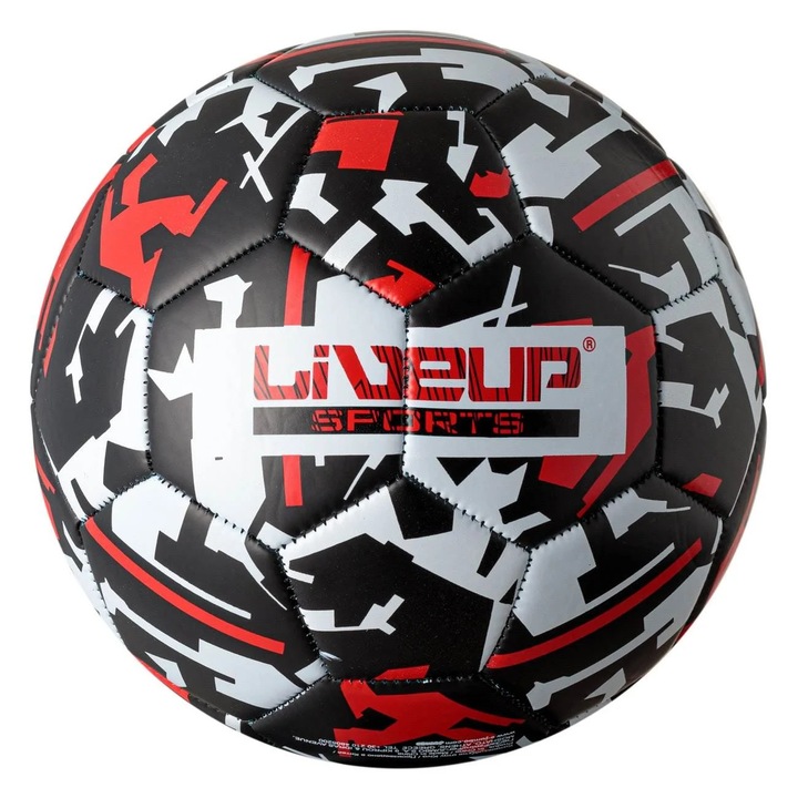 Minge de Fotbal Neagra Rosie LiveUp Nr.5