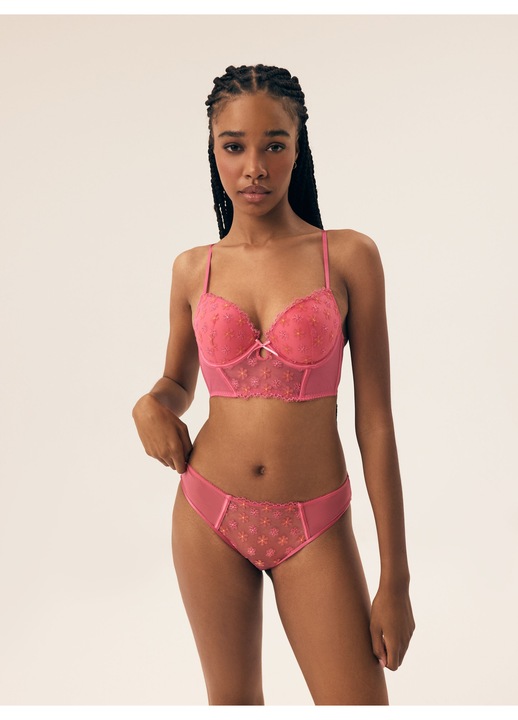 Sutien Push-up Bloomy Esotiq Roz aprins, Roz aprins