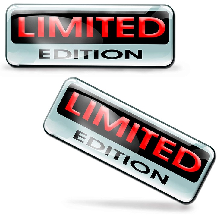 Kit autocolante 3D din silicon Biomar Labs pentru casti, laptop, tablete, motociclete, biciclete, masini, editie limitata 80 mm x 25 mm KS 88