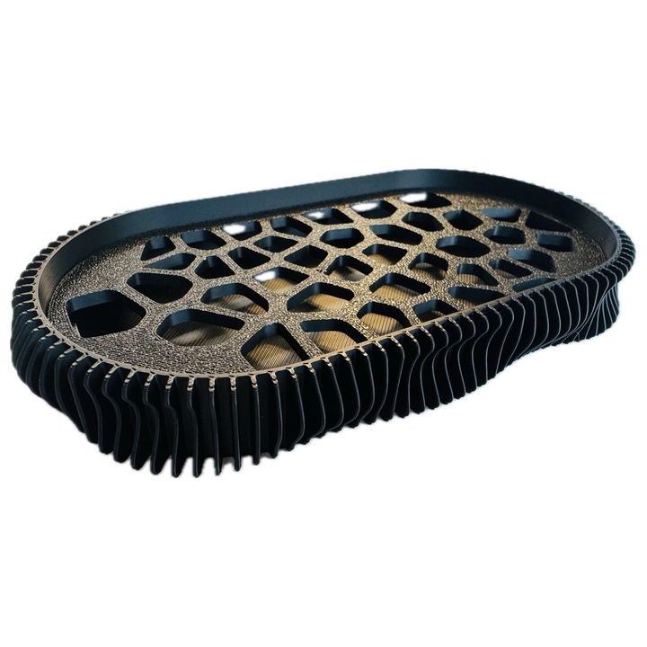 Savoniera 3D, model Wave, Negru