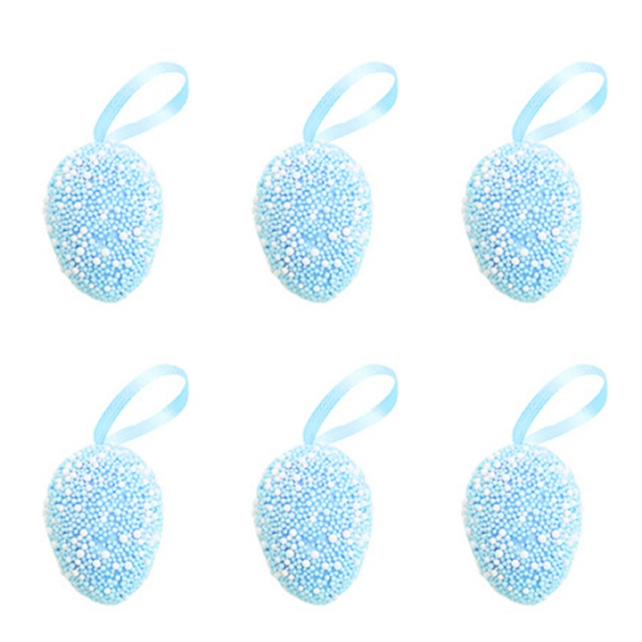 Oua de Paste agatate, decoratiuni creative DIY, simulare, oua mici, decorare a locului de desfasurare