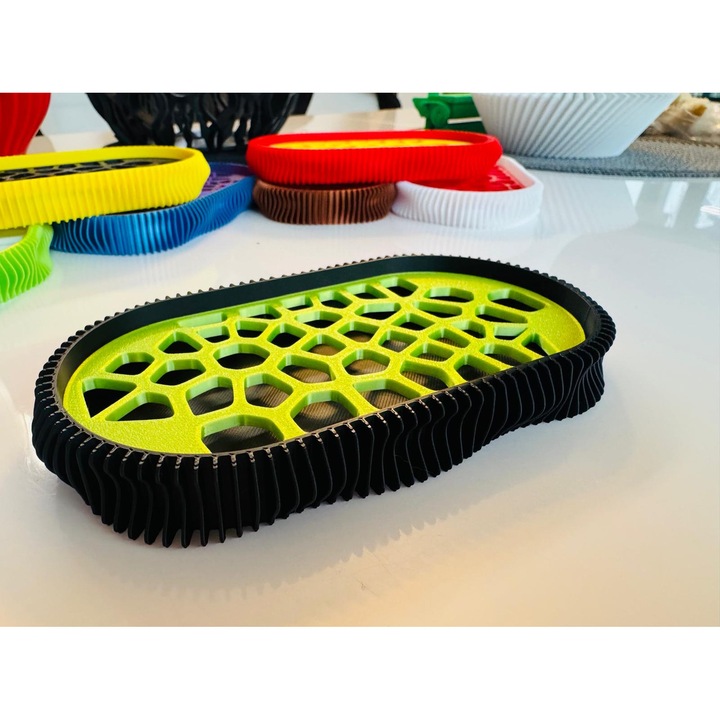 3D szappantartó, Wave modell, Black Lime