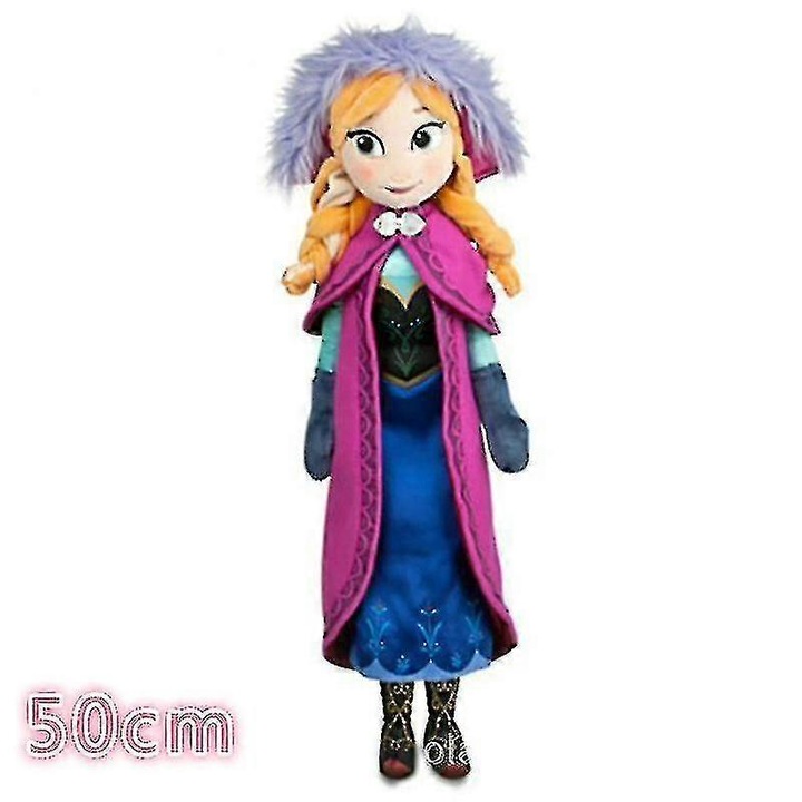 Papusa de plus Frozen Anna si Elsa, 50 cm