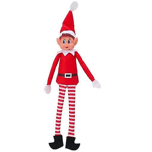 Elf de Craciun cu Velcro in Mana, Jucarie de Plus Moale