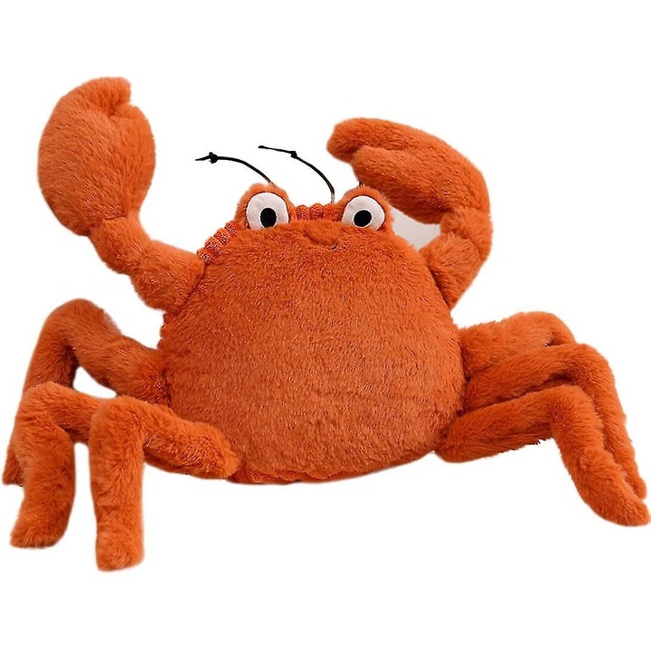 Плюшена играчка, рак, 30см, червен