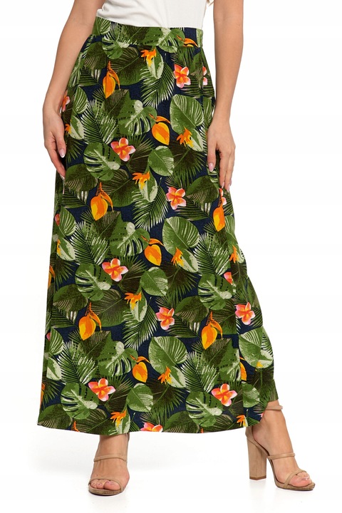 Fusta maxi, Moraj, 100% viscoza, multicolor