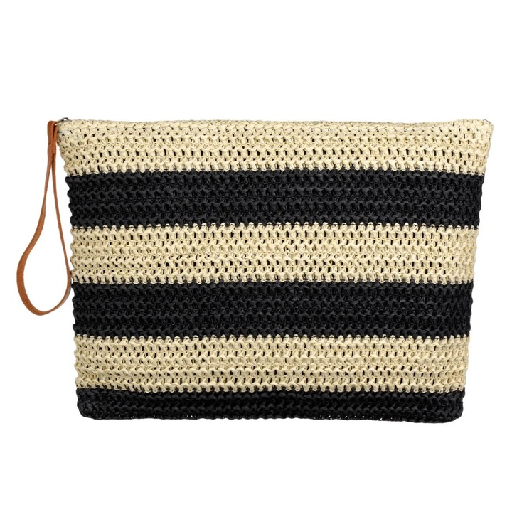 Bézs szemhéjpúder paletta fekete csíkokkal és fogantyúval 30x22cm