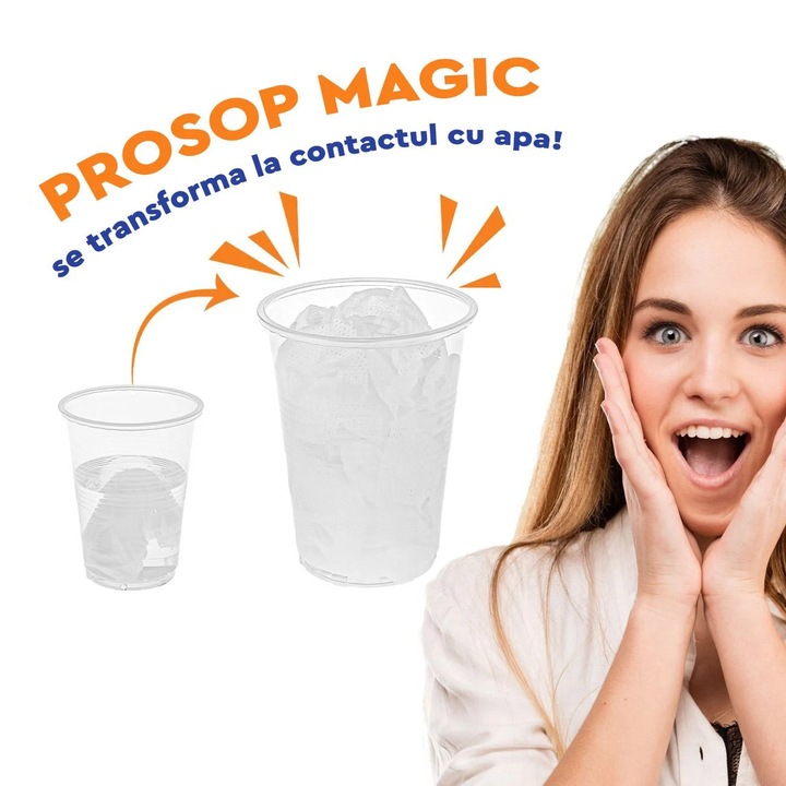 Хавлиени кърпи White Magic 22х20см - 8бр