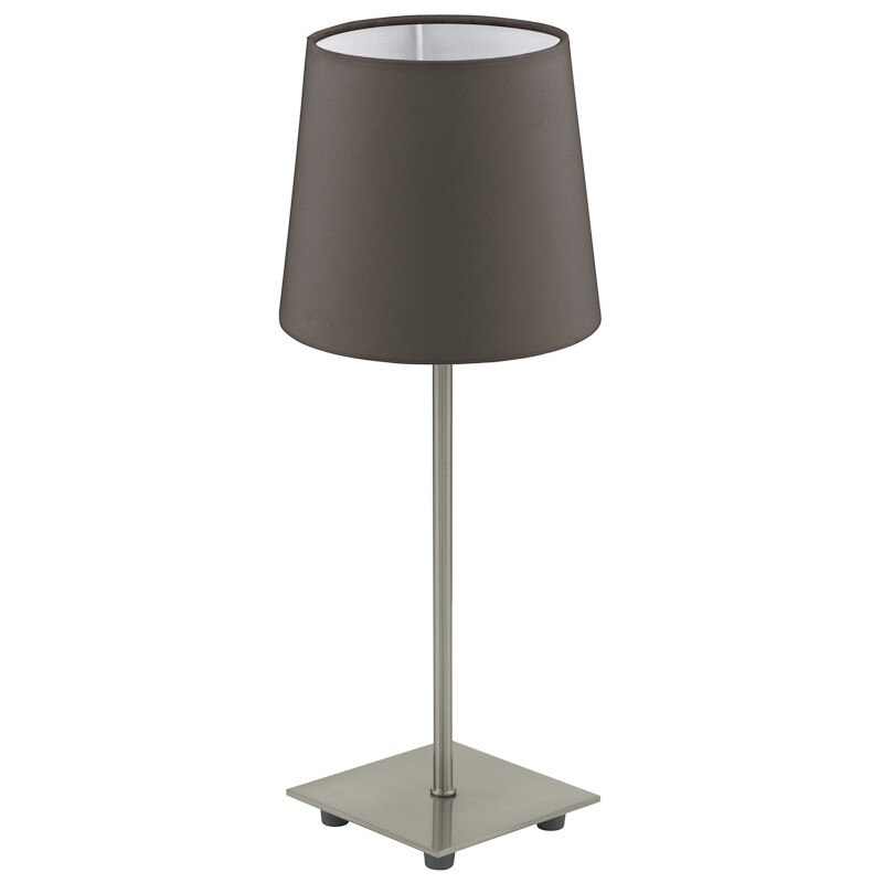 Veioza EGLO LAURITZ 92882, 1x40W E14, argintiu