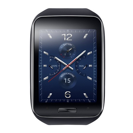 Ceas Smartwatch Samsung Gear S, Super Amoled, 4GB, 3G, Black