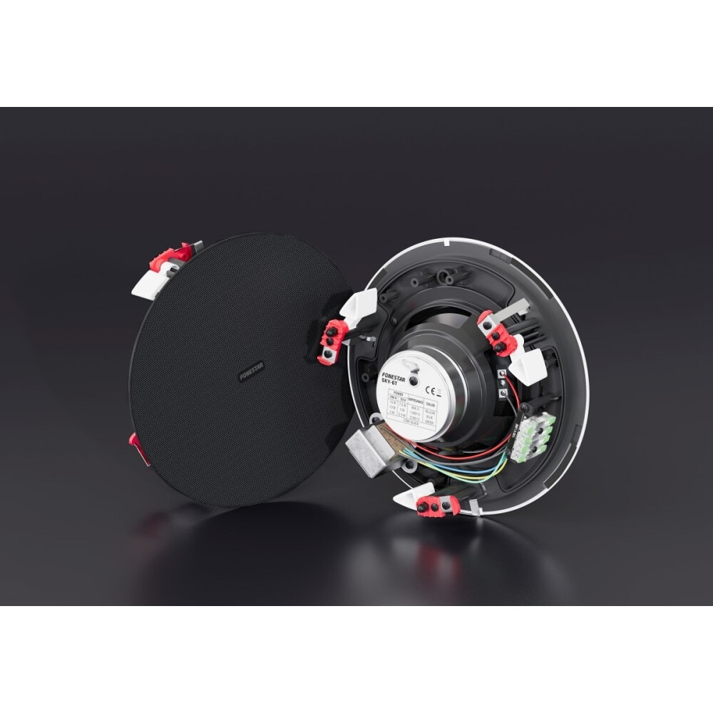 Boxa rotunda incorporabila, Fonestar, 6", alb, 15W RMS, IP-44