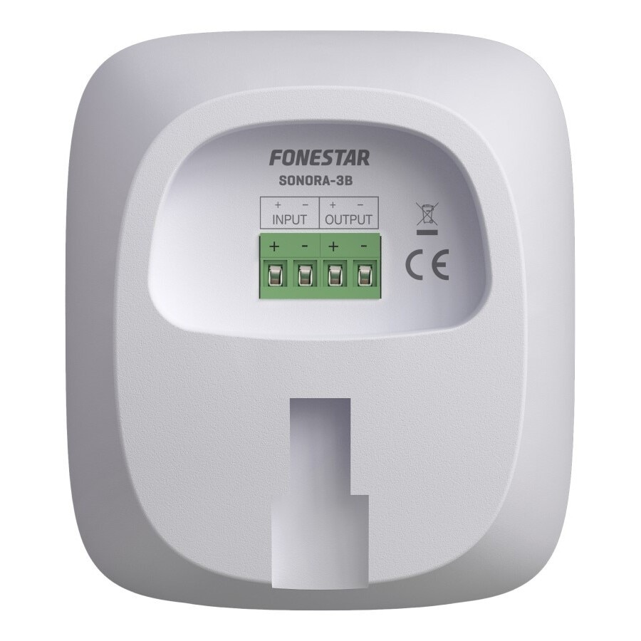 Boxa de perete Fonestar SONORA-3B, 12W RMS, alb, dimensiuni mici, montaj usor