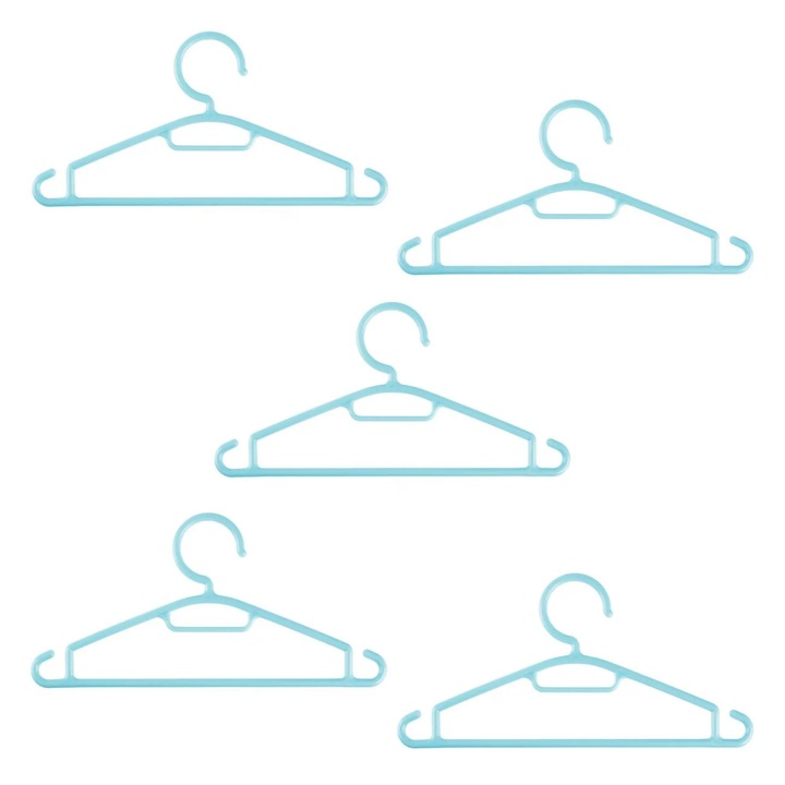 Детски пластмасови закачалки Ciel - 5бр