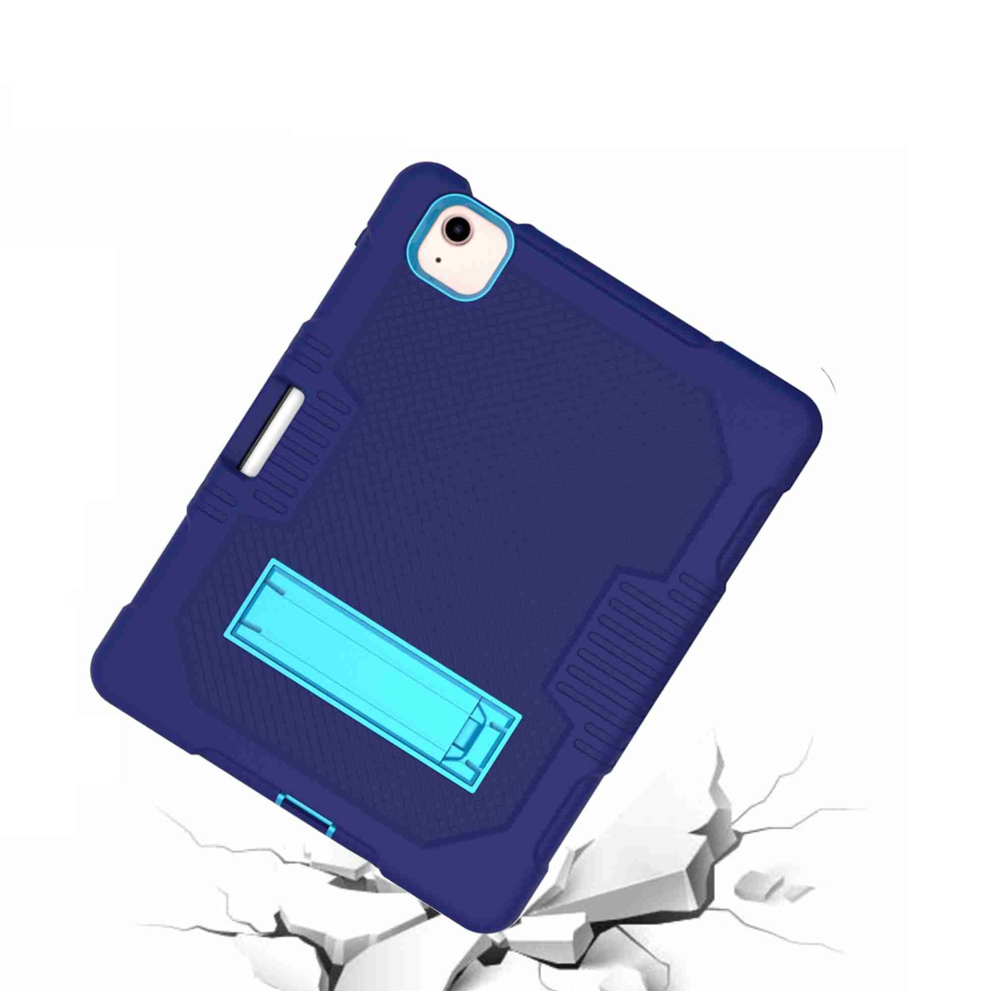 Etui pentru iPad Pro 12.9" set, cu suport, loc pentru rysik, albastru