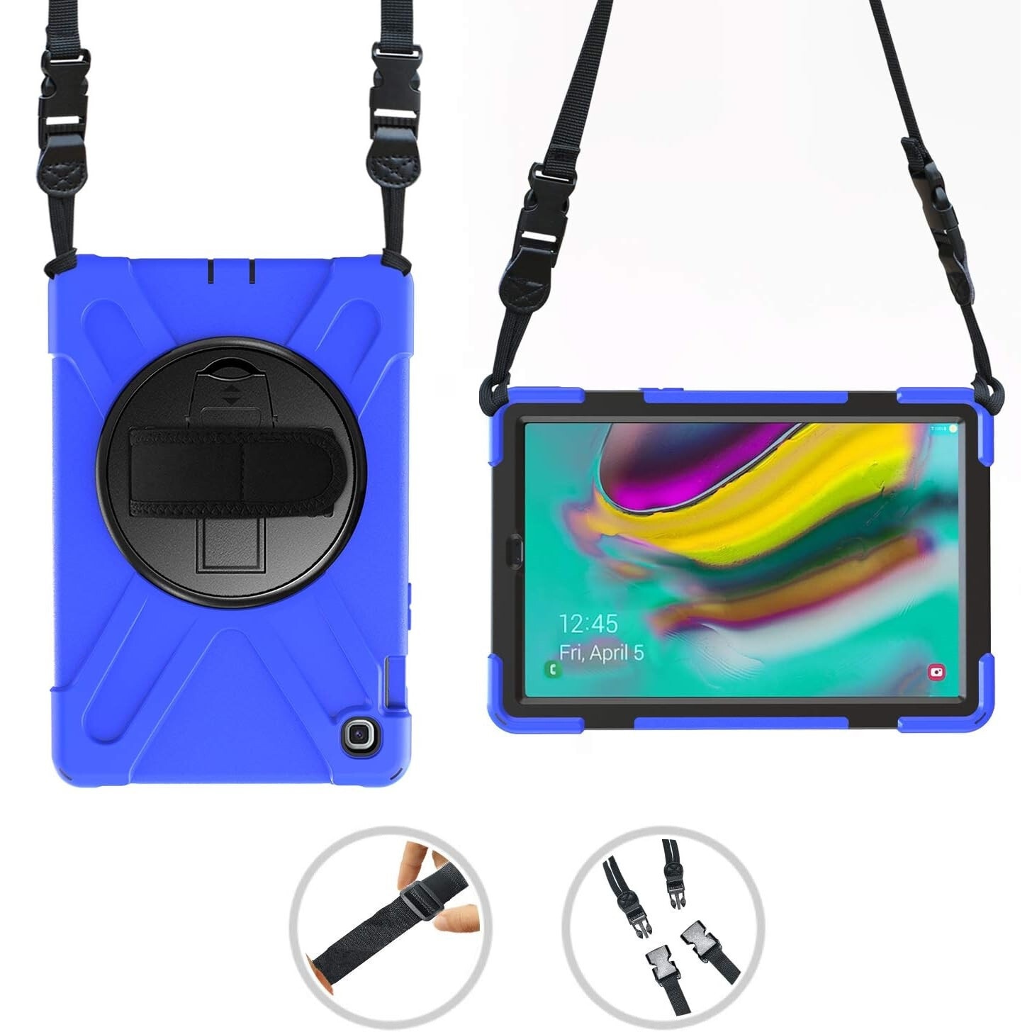 Husa tableta, TPU, pentru Samsung Galaxy Tab A 8.0" albastru