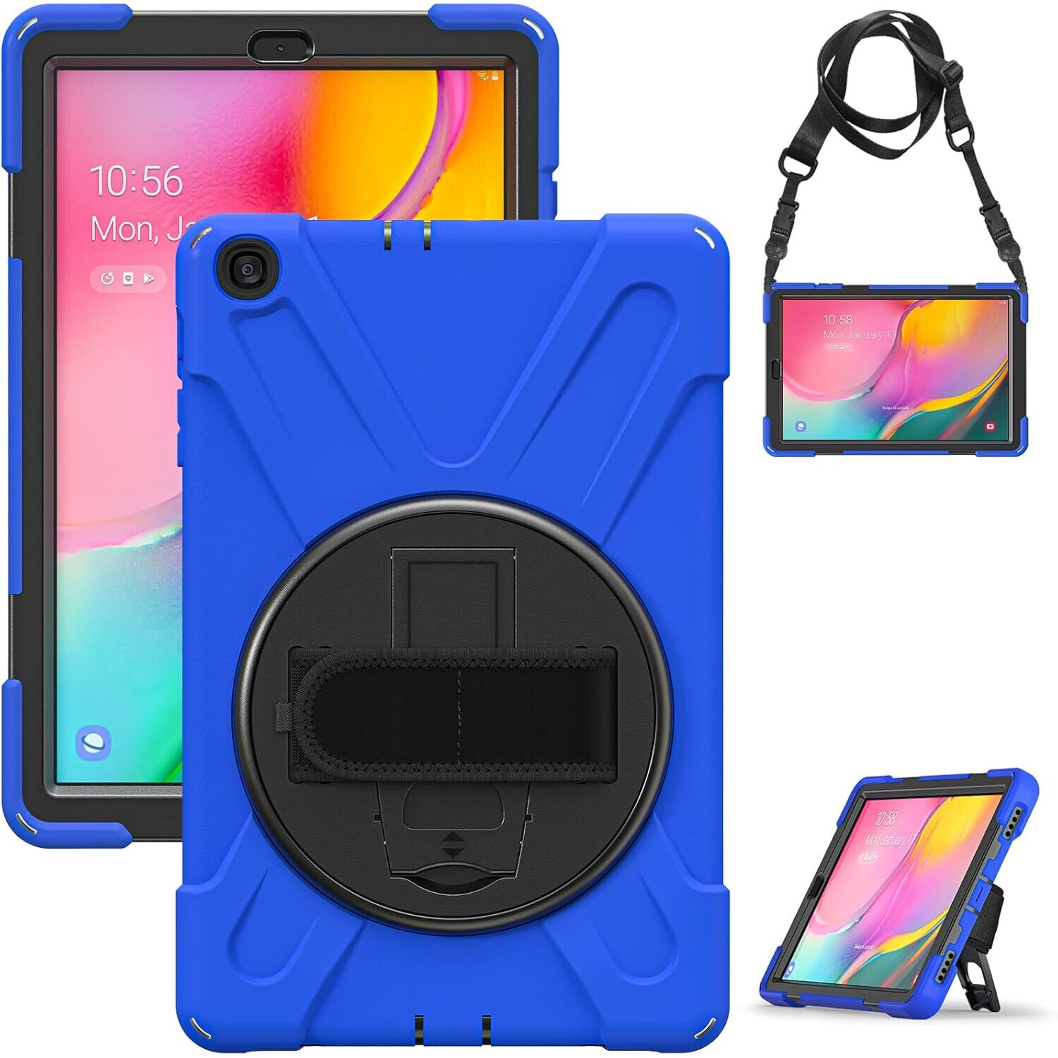 Husa tableta, TPU, pentru Samsung Galaxy Tab A 8.0" albastru