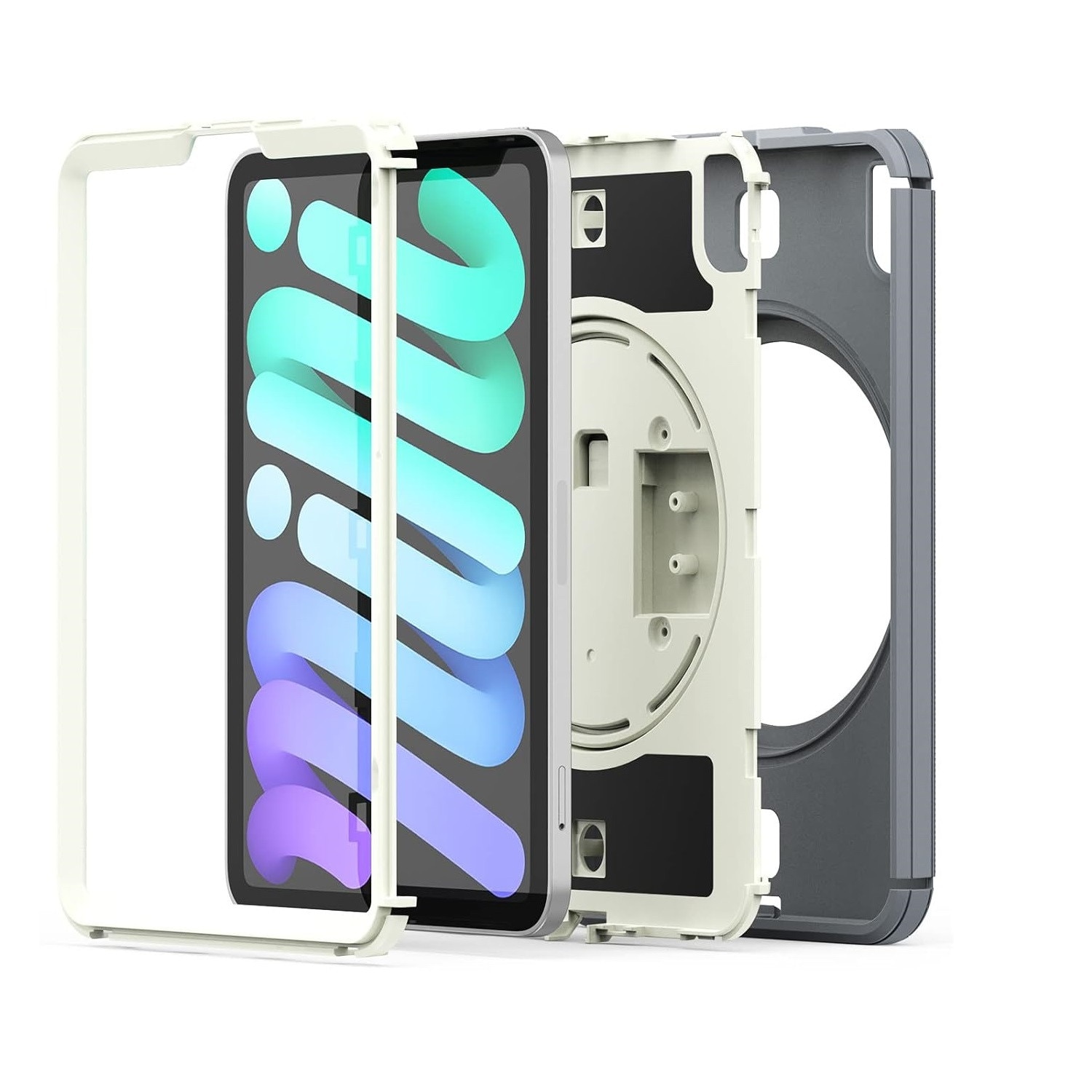 Husa tableta, TPU, pentru iPad Mini 6 8.3" gri